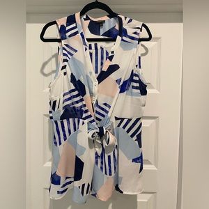 Workwear sleeveless shirt